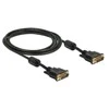 Delock Cable DVI 24+1 male > DVI 24+1 male 2 m juodas