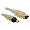 „FIREWIRE“ LAIDAS 1394A(M) 6 PIN->1394A(M) 4 PIN 1M DELOCK