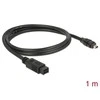 Delock Firewire 9-PIN - Firewire 4-PIN, 1 m, Baltas (82588)