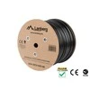 LANBERG LCF6-30CU-0305-BK Lanberg FTP kietas lauko gelis. kabelis, CU, kat.6, 305m, Pilka