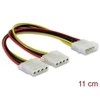 Delock Y kabelio maitinimo šaltinis > 2x 4 kontaktų Molex