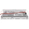KABELIS SATA DATA III (6GB/S) F/F 100CM Z ZATRZASKAMI METALOWYMI FLEXI Raudonas DELOCK