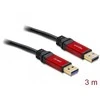 Delock Cable USB 3.0 A tipo kištukas > USB 3.0 A tipo kištukas 3 m Premium