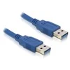 USB kabelis Delock USB-A - USB-A 3 m mėlyna (82536)