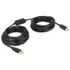 Delock Cable USB 2.0 A tipo kištukas > USB 2.0 B tipo kištukas 11 m