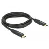 USB kabelis Delock USB-C - USB-C 2 m Juodas (85527)