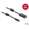 Delock Active USB Type-C™ į HDMI laidą (DP Alt režimas) 4K 60 Hz 1 m