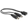 DELOCK 65440 Delock USB micro B laidas > 2 x USB micro-B vyriškas 20,5 cm