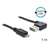 Delock kabelis EASY-USB 2.0 A kištukas > USB 2.0 tipo Micro-B kištukas 1m