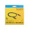 DELOCK kabelis USB 3.0 raudonas A > mikro-B 1,0m
