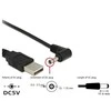 Delock kabelis USB maitinimas > DC 3,5 x 1,35 mm kištukas 90° 1,5 m