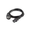 LANBERG maitinimo laidas CEE 7/7->IEC 320 C13 1,8 m tiesus