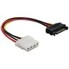 Kabelis Delock 60115 SATA-MOLEX M/F 12cm