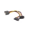 LANBERG CA-SASA-10CU-0015 Lanberg kabelis SATA galia (M)->SATA (F) 90 x 2 15 cm