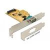 KARTA PCI EXPRESS X1->1X SERIAL RS-232 Z ZABEZPIECZENIEM ESD ŹRÓDŁA NAPIĘCIA DELOCK