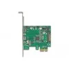 „Delock“ PCIe x1 plokštė (2x USB Type-CUSB3.2 Gen1), įskaitant žemo profilio lizdą
