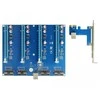 Delock Riser PCI-E x1 > 4 x PCIE x16 su USB kabeliu 60 cm (41427)