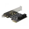 Delock karta PCI Express x1 - 4x interna