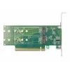Kontroler Delock PCI Express 4.0 x16 Karta do 4 x wewnętrznych NVMe M.2 Key M 110 mm - Bifurcation - Low Profile Formfaktor