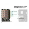 Delock PCI Express x16 kortelė iki 4 x vidinio NVMe M.2 rakto M – išsišakojimas