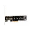PCI EXPRESS X4 CARD->1X M.2 NVME KEY M VIDINIS DELOCK