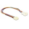 Laido ilgintuvas ZASILAJĄCEGO WENTYLATORA 4PIN M/F 20CM DELOCK