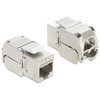 MODUŁ KEYSTONE GNIAZDO RJ45->LSA STP KAT.6A DO PUSZKI MONTAŻOWEJ DELOCK (24 SZTUKI)