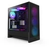 NZXT PC dėklas H5 Flow RGB 2024 midi bokštas juodas