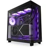 Kompiuterio korpusas NZXT H6 FLOW RGB MIDI BOKŠTAS SU LANGU, Juodas