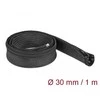 Delock pinta žarna su užtrauktuku karščiui atspari 1 mx 30 mm juoda