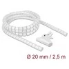OPLOT NA KABLE DELOCK 2.5M 20MM SPIRALNY Z NARZĘDZIEM Baltas POLIETYLEN