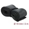 DELOCK kabelio jungtis 2M 19MM JUODA VELCRO poliesteris