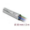 DELOCK kabelio mova 2M 30MM spaustukai karščiui atsparūs juodi/PVC stulpai