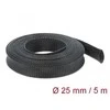 OPLOT NA KABLE DELOCK 5M 25MM ROZCIĄGANY JUODA