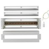 Lanberg 3U 19" įtampos paskirstymo skydas su DIN bėgelio TS-35 rutuliuku
