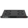 LANBERG AK-1503-B 19 colių ventiliatoriaus blokas / ventiliacijos skydelis su LCD 4 ventiliatoriais + 230 V termostatu