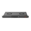 LANBERG AK-1502-B 19 ventiliatoriaus blokas / ventiliacijos skydelis su LCD 2 ventiliatoriais + 230 V termostatu