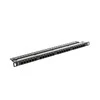 LANBERG PPU6-0024-B Patch Panel 24 port 0.5U cat. 6 juodas