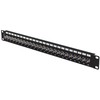 PATCH PANEL 24 PORT 1U 19" LIŠTO F TIPO VAMŠIS JUODA LANBERG