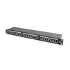 LANBERG PPS6-1024-B Patch Panel 24 prievadai 1U kat. 6 ekranuoti judai