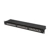 LANBERG patch panel 24 port 1U cat.6A FTP juodas