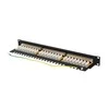 LANBERG patch panel 24 port 1U cat.6A FTP juodas