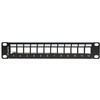 Lanberg Patch skydelis pusty 12 port 1U 10" FTPczarny