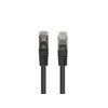 PATCHCORD KAT.6 FTP 0,25M JUODA FLUKE PASSED LANBERG