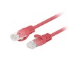 LANBERG Patchcord Cat.6 UTP 7.5m red