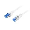 LANBERG patchcord kat.6A FTP LSZH CCA 2m baltas