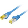 PATCHCORD KAT.6A S/FTP LSZH CU 5M Mėlynas FLUKE PASSED LANBERG
