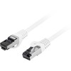 PATCHCORD KAT.8.1 S/FTP LSZH CU 0.25M Baltas FLUKE PASSED LANBERG
