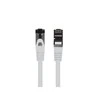 LANBERG patchcord kat.8.1 S/FTP LSZH CU 0.25m pilkas
