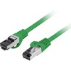 PATCHCORD KAT.8.1 S/FTP LSZH CU 5M Žalias FLUKE PASSED LANBERG